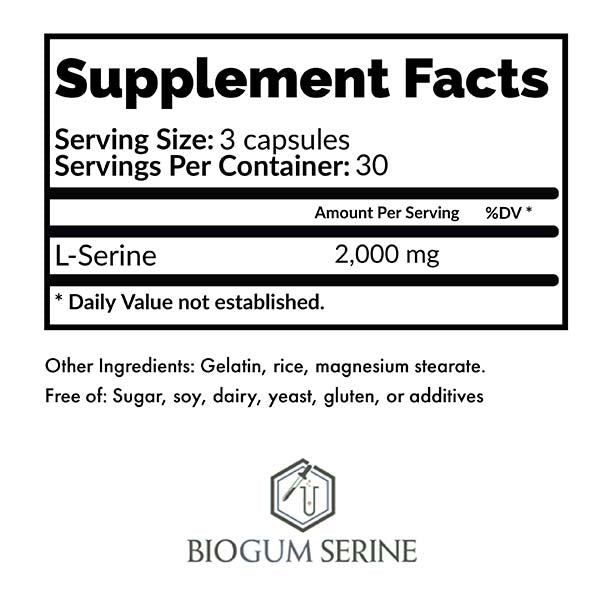 L-Serine Enhanced Formula Capsules (3-Pack)